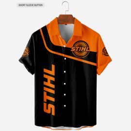Stihl Cool Design Racing Style Hawaiian Button Shirt Gift Idea For Fan I