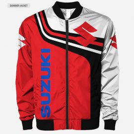 Suzuki Cool Design Racing Style Bomber Jacket Gift Idea For Fan I