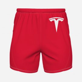 Tesla Motors Cool Design Racing Style Men Shorts Gift Idea For Fan I