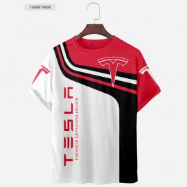 Tesla Motors Cool Design Racing Style Short Sleeve Gift Idea For Fan I