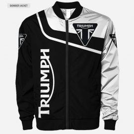 Triumph Motorcycles Cool Design Racing Style Bomber Jacket Gift Idea For Fan I