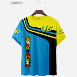 Valentino Rossi Cool Design Racing Style Short Sleeve Gift Idea For Fan I