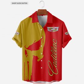 Cadillac Cool Design Racing Style Hawaiian Button Shirt Gift Idea For Fan I
