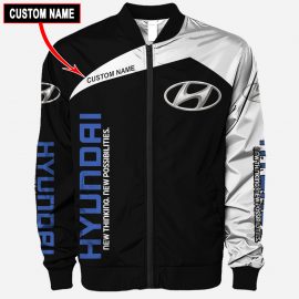 Personalized Hyundai Unique Design Cool Bomber Jacket Gift Idea For Fan I