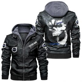 Volvo Personalized Unique Racing Style Leather Jacket Gift Idea For Fan I