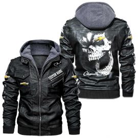 Chevrolet Corvette Personalized Racing Style Leather Jacket Gift Idea For Fan II