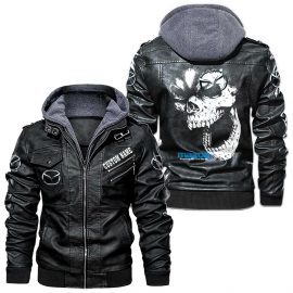 Mazda Personalized Cool Design Racing Style Leather Jacket Gift Idea For Fan I