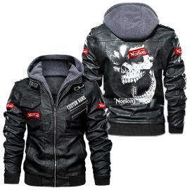 Norton Motorcycle Personalized Cool Design Racing Style Leather Jacket Gift Idea For Fan II