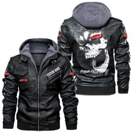 Peterbilt Personalized Cool Design Racing Style Leather Jacket Gift Idea For Fan II
