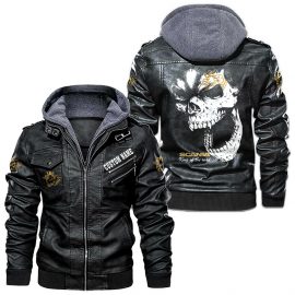 Scania Personalized Cool Design Racing Style Leather Jacket Gift Idea For Fan II