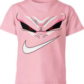 Majin Buu Pink Background Basic Design Unique Short Sleeve Tshirt NK I
