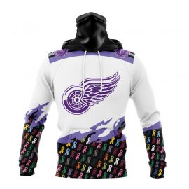 Personalized Detroit Red Wings In October Together We Can Beat Cancer Bandana Jersey
