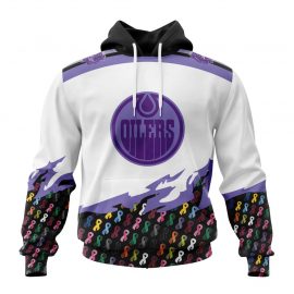 Personalized Edmonton Unique Oilers In October Together We Can Beat Cancer Jersey