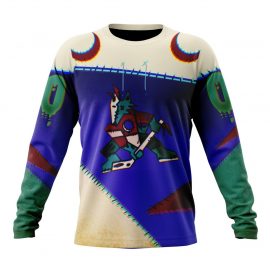 Personalized Arizona Coyotes Design For Halloween Night Long Sleeve