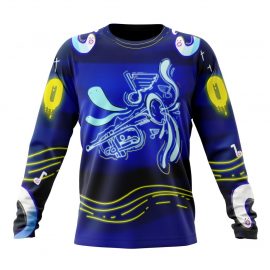 Personalized St Louis Blues Design For Halloween Night Long Sleeve