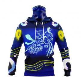 Personalized St Louis Blues Design For Halloween Night Masked Jersey