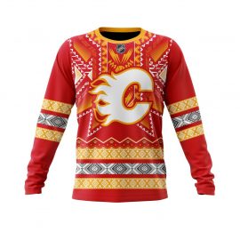 Personalized Calgary Flames Unique Native Concepts Design Long Sleeve