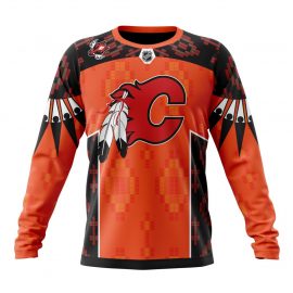Personalized Calgary Flames Unique Child Lives Matter Design Long Sleeve