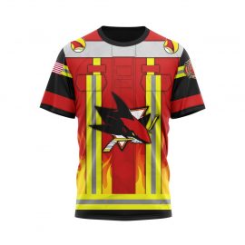 Personalized San Jose Unique Sharks Honor Firefighter Uniform Short Sleeve