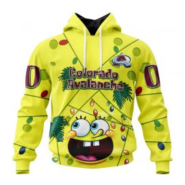 Personalized Colorado Unique Avalanche Design With Spongebob Custom Jersey