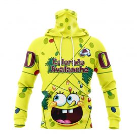 Personalized Colorado Unique Avalanche Design With Spongebob Masked Bandana Jersey