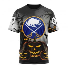 Personalized Buffalo Sabres Design For Halloween Short Sleeve