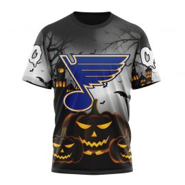 Personalized St Louis Blues Design For Halloween Short Sleeve