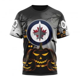 Personalized Winnipeg Jets Design For Halloween Short Sleeve