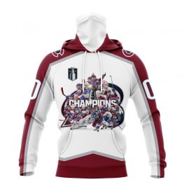 Personalized Colorado Unique Avalanche Stanley Champions Away Masked Jersey