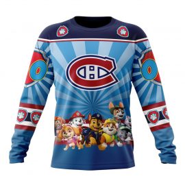 Personalized Montreal Canadiens Unique Special Paw Patrol Long Sleeve