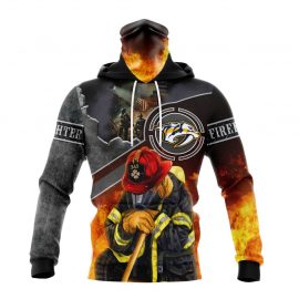 Personalized Nashville Predators Firefighter We Will Never Forget Bandana Jersey