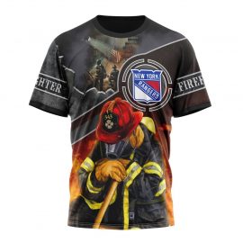 Personalized New York Unique Rangers Firefighter We Will Never Forget Tshirt