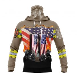 Chicago Unique BlackHawks Concept For Honor Patriot Day Masked Jersey