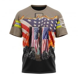 Los Angeles Unique Kings Concept For Honor Patriot Day Short Sleeve