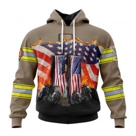 Pittsburgh Penguins Concept For Honor Patriot Day Hooded Jersey