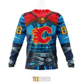 Personalized Calgary Flames Unique Doctor Strange Design Long Sleeve