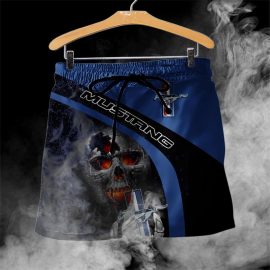 Ford Mustang Big Logo Design Signature Unique Men Shorts