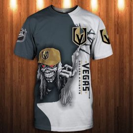 Vegas Golden Knights Big Logo Design Unique Short Sleeve XI