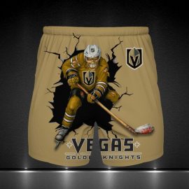 Vegas Golden Knights Big Logo Design Unique Men Shorts XIV