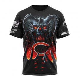Personalized Chicago Unique Bears Special Skull Art Design Short Sleeve I