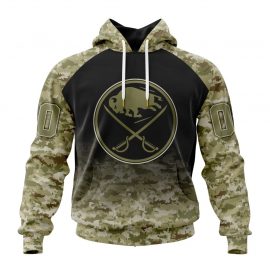 Personalized Buffalo Sabres Camo Design For Veterans Day Custom Jersey