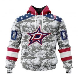 Personalized Dallas Stars Camo Design Veterans Day Custom Jersey