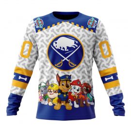 Personalized Buffalo Sabres Unique Paw Patrol Design Long Sleeve