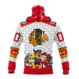 Personalized Chicago Unique Blackhawks Paw Patrol Design Bandana Jersey