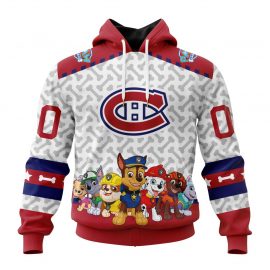 Personalized Montreal Canadiens Unique Paw Patrol Design Custom Jersey