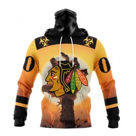 Personalized Chicago Unique Blackhawks Special Zombie Design For Halloween Bandana Jersey
