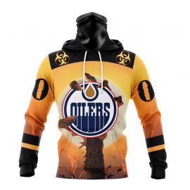 Personalized Edmonton Unique Oilers Special Zombie Design For Halloween Bandana Jersey