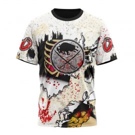 Personalized Buffalo Unique Sabres Special Zombie Style For Halloween Short Sleeve