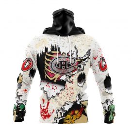Personalized Montreal Canadiens Special Zombie Style For Halloween Bandana Jersey