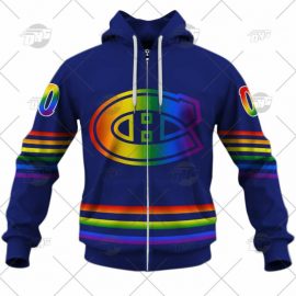 Personalized Montreal Canadiens Special Ver LGBT Pride Design Custom Jersey II